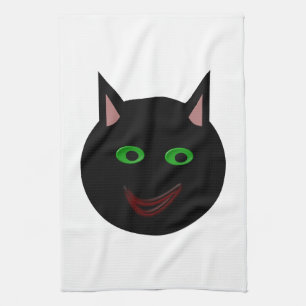 Halloween Black Cat Küchentuch