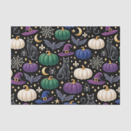 Halloween Black Cat Luxury Seidenpapier