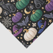 Halloween Black Cat Luxury Seidenpapier (Ausschnitt)