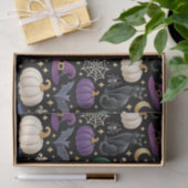 Halloween Black Cat Luxury Seidenpapier (Geschenk)
