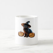 Halloween Black Cat Magic Classic T - Shirt Kaffeetasse (Mittel)