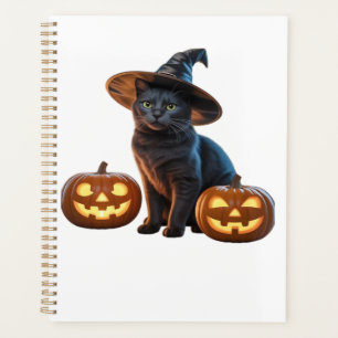 Halloween Black Cat Magic Classic T-Shirt Planer