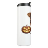 Halloween Black Cat Magic Classic T - Shirt Thermosbecher (Nach links gedreht)