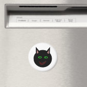 Halloween Black Cat Magnet (In Situ (Geschirrspüler))