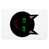 Halloween Black Cat Magnet (Horizontal)