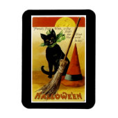 Halloween Black Cat Magnet (Vertikal)