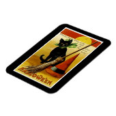 Halloween Black Cat Magnet (Linke Seite)