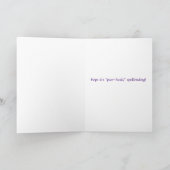 Halloween Black Cat mit magischen mystischen Träne Karte (Innenseite)