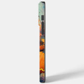 Halloween Black Cat mit Pumpkins Beängstigend Case-Mate iPhone Hülle (Rückseite / Links)