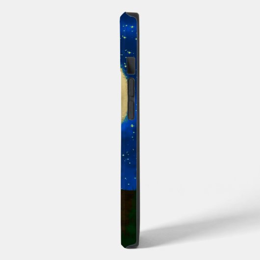 Halloween Black Cat Moonlit Silhouette Case-Mate iPhone Hülle (Rückseite / Links)