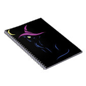 Halloween Black Cat Notizblock (Rechte Seite)