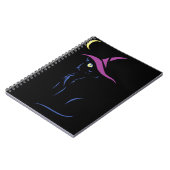 Halloween Black Cat Notizblock (Linke Seite)