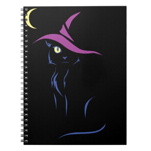 Halloween Black Cat Notizblock (Vorderseite)