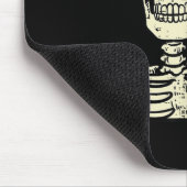 Halloween Black Cat on Skeleton Schulkostüm W Mousepad (Ecke)