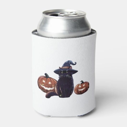 Halloween black cat Oversized T-Shirt Dosenkühler (Kanne Vorderseite)
