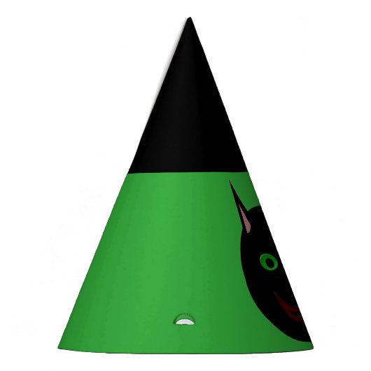 Halloween Black Cat Party Partyhütchen (Links)