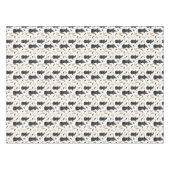 Halloween Black Cat Pattern - Witchy Cat Tischdecke (Vorderseite (Horizontal))
