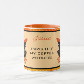 Halloween Black Cat - Pfoten von meinen Kaffeewitz Tasse (Zentrum)