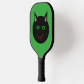 Halloween Black Cat Pickleball Schläger (Links)