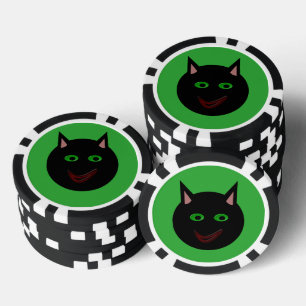Halloween Black Cat Pokerchips