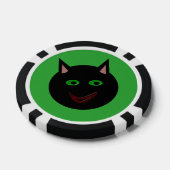 Halloween Black Cat Pokerchips (Einzeln)