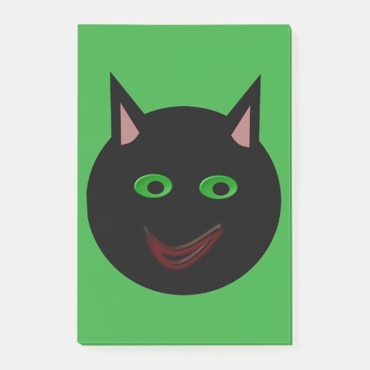 Halloween Black Cat Post - Notizen (Vorderseite)