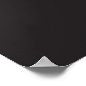 Halloween Black Cat Poster (Ecke)