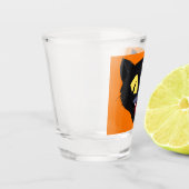 Halloween Black Cat Schnapsglas (Links)