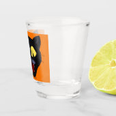 Halloween Black Cat Schnapsglas (Rechts)