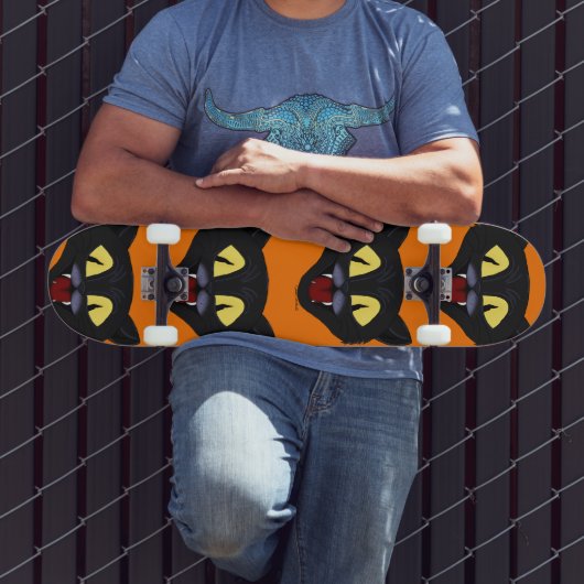 Halloween Black Cat Skateboard (Außenbereich 3)