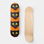 Halloween Black Cat Skateboard (Vorderseite)