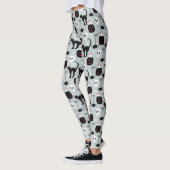 Halloween Black Cat Skull Leggings | Spooky Style (Links)
