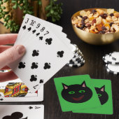 Halloween Black Cat Spielkarten (In Situ)