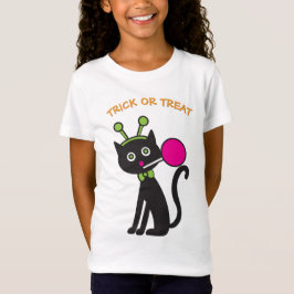Halloween Black Cat T - Shirt