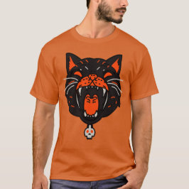 Halloween Black Cat T-Shirt