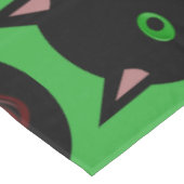 Halloween Black Cat Tableclout Tischdecke (Schrägansicht)