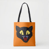 Halloween Black Cat Tasche (Vorderseite)