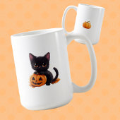 Halloween Black Cat Tasse