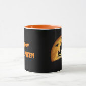 Halloween Black Cat Tasse (Zentrum)