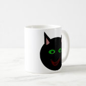 Halloween Black Cat Tasse (VorderseiteRechts)