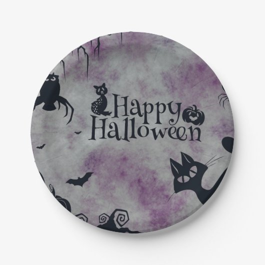 Halloween Black Cat Teller (Vorderseite)