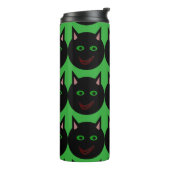 Halloween Black Cat Thermal Tumbler Thermosbecher (Nach links gedreht)