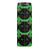 Halloween Black Cat Thermal Tumbler Thermosbecher (Rückseite)