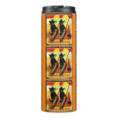 Halloween Black Cat Thermal Tumbler Thermosbecher (Rückseite)