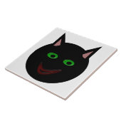 Halloween Black Cat Tile Fliese (Seite)