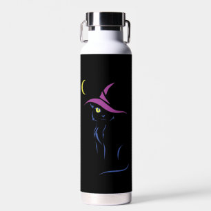 Halloween Black Cat Trinkflasche