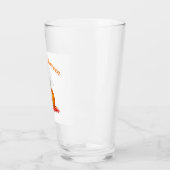 Halloween Black Cat und Kürbislaterne Party Glas (Links)