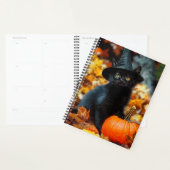 Halloween Black Cat und Pumpkin Planer (Anzeige)