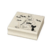 Halloween Black Cat und Pumpkins Color Me Gummistempel (Stempel)