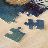 Halloween Black Cat und The Hexenkratzer Nacht Puzzle (Seite)